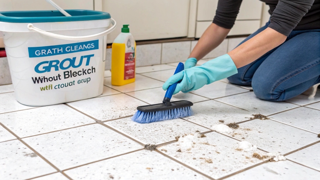 What is the fastest way to clean dirty grout