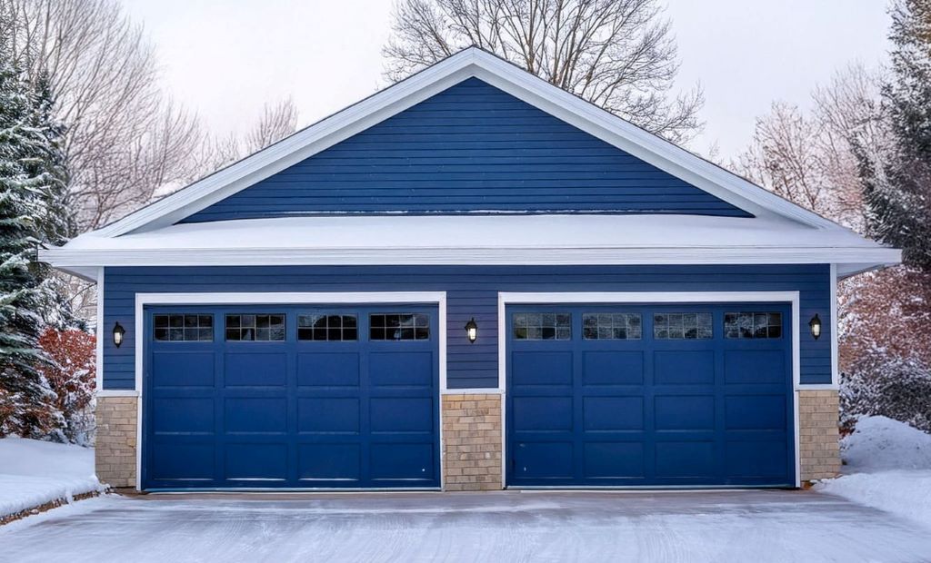 Modern garage door designs built to withstand harsh Canadian winter conditions in 2025