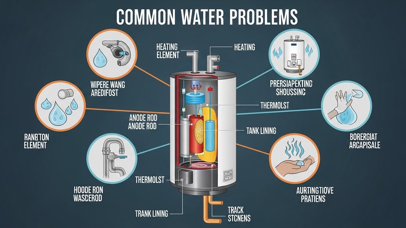 Common Water Heater Problems Homeowners Shouldn’t Ignore