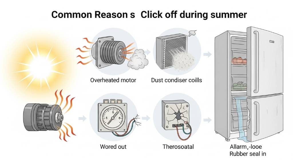 Garage refrigerator struggling during hot Phoenix summer weather
