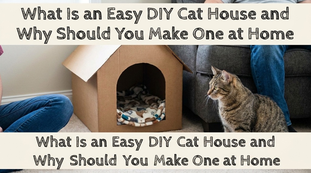What Is an Easy DIY Cat House and Why Should You Make One at Home?