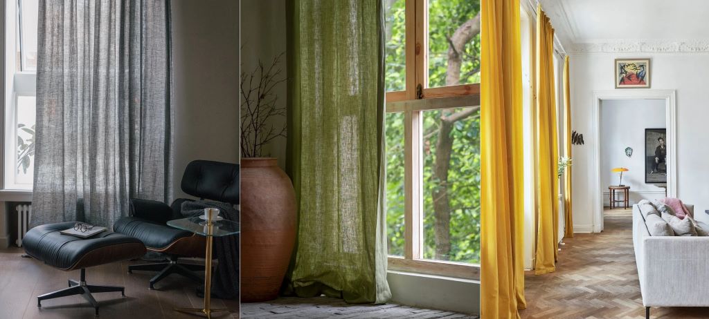 Stylish affordable window curtains installed in a modern home interior.
