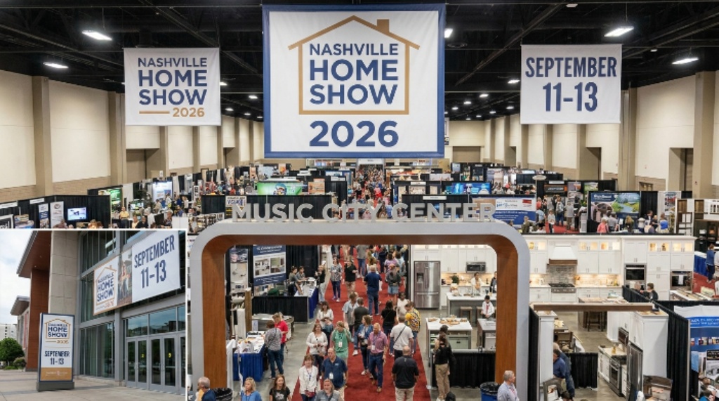 Nashville Home Show 2026 at Music City Center September 11 to 13