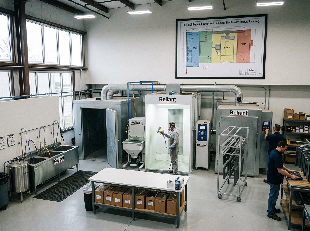 A Reliant Powder Coating Equipment Package Can Simplify Shop Planning