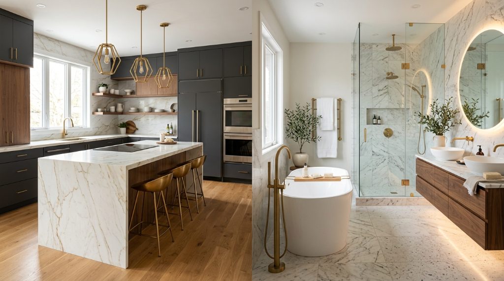 Kitchen and bathroom remodeling design ideas