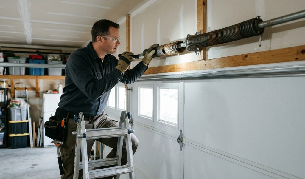 Understand garage door spring repair costs with a breakdown of spring types, labor fees, replacement needs, and repair considerations